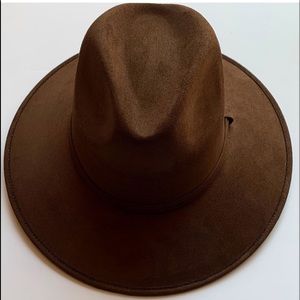 Lizette Vegan Suede Fedora Hat